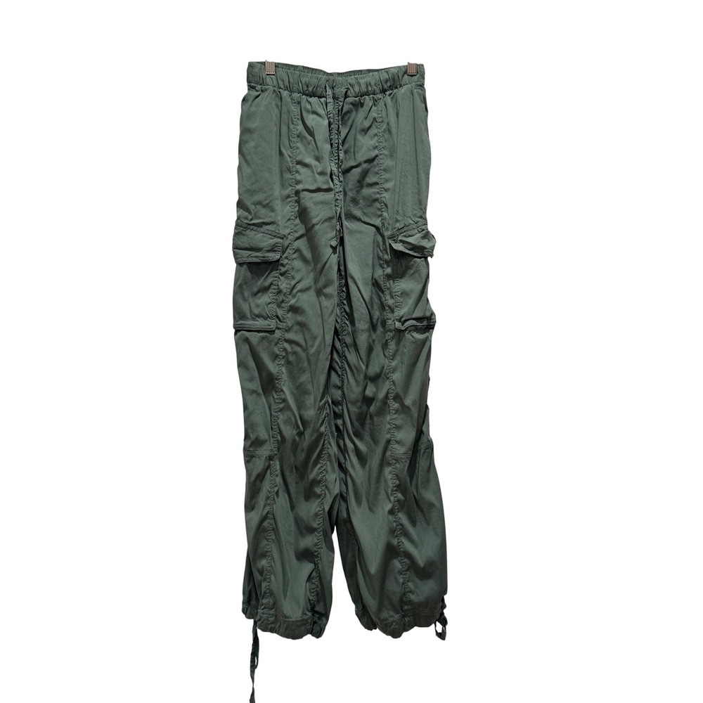 Lululemon XXS Dance Studio Cargo Pants Mid Rise Green Drawstring Waist Jogger‎